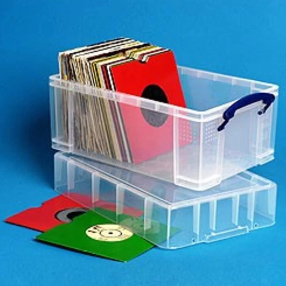 Really Useful Box 9 litrów 395x255x155 mm na 24 płyty DVD przezroczyste