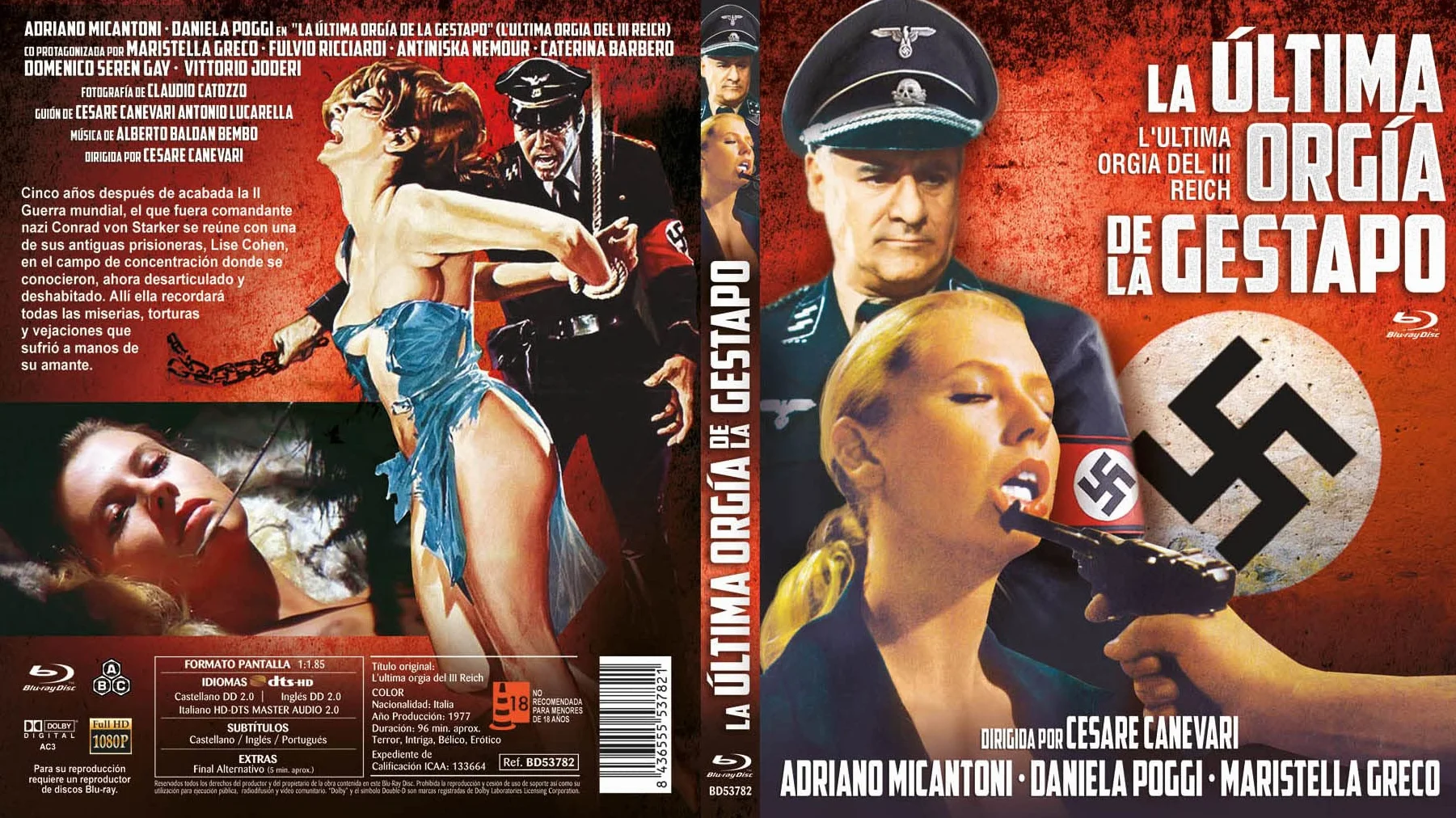 La Última Gestapo BD 1977 L'Ultima Orgía Del III Reich [Blu-Ray] [Import]
