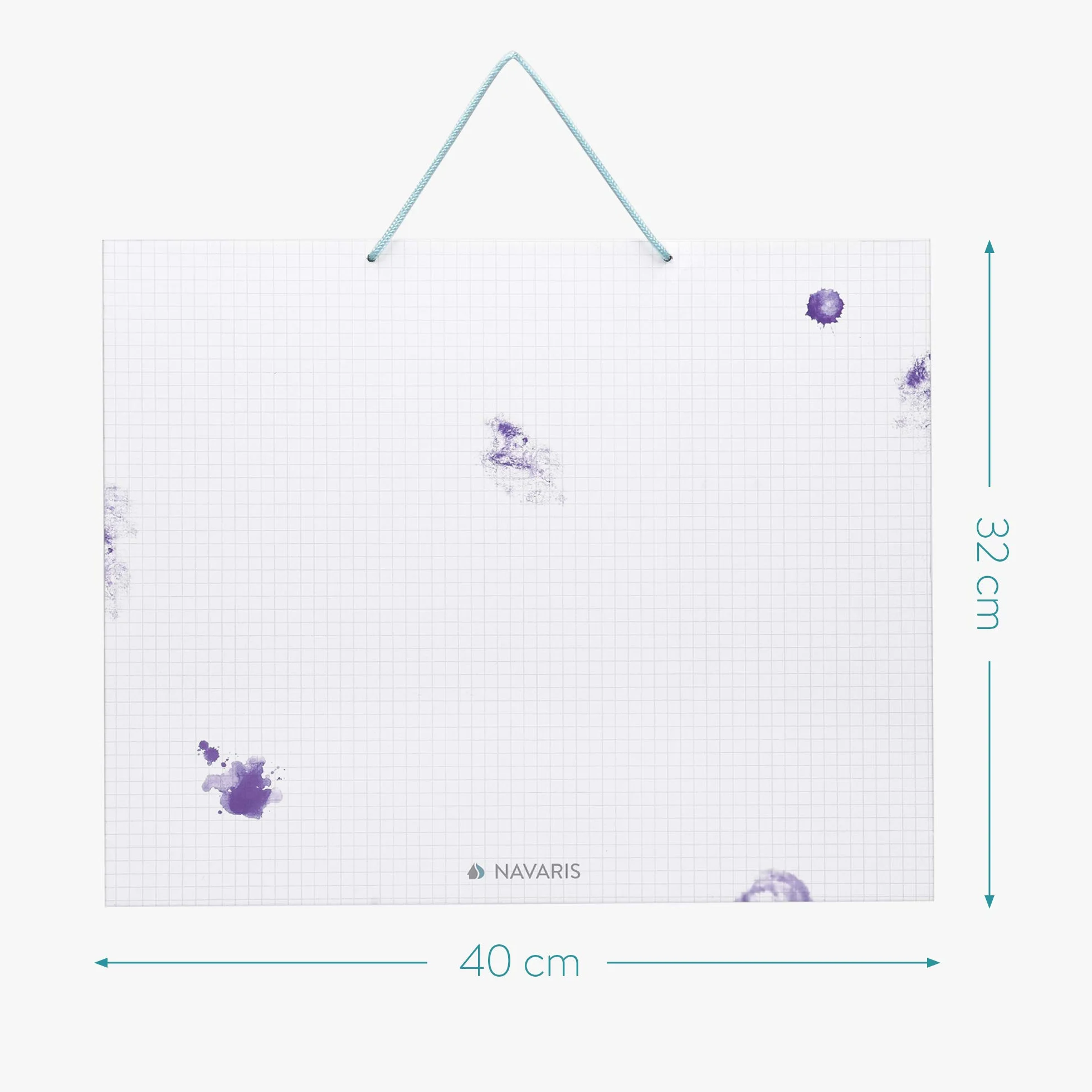 Navaris Magnetyczny planer tygodniowy, ścieralna, 40 x 32 cm, ze 115 magnesami i pisakiem, tablica magnetyczna z możliwością personalizacji, planer rodzinny