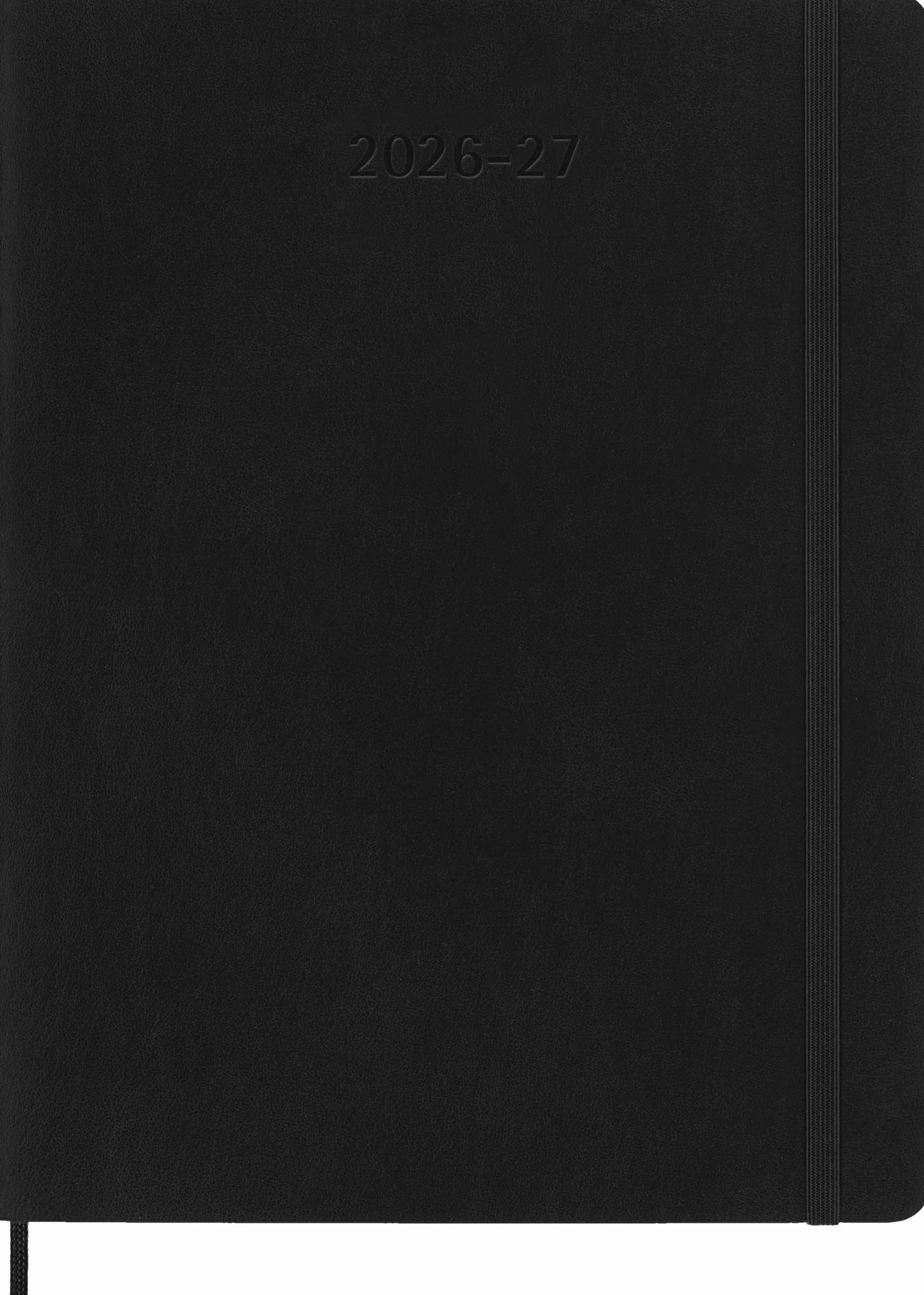 Moleskine Planer tygodniowy 2026 2027, 18-miesięczny, miękka okładka, czarny, XL 19 x 25 cm