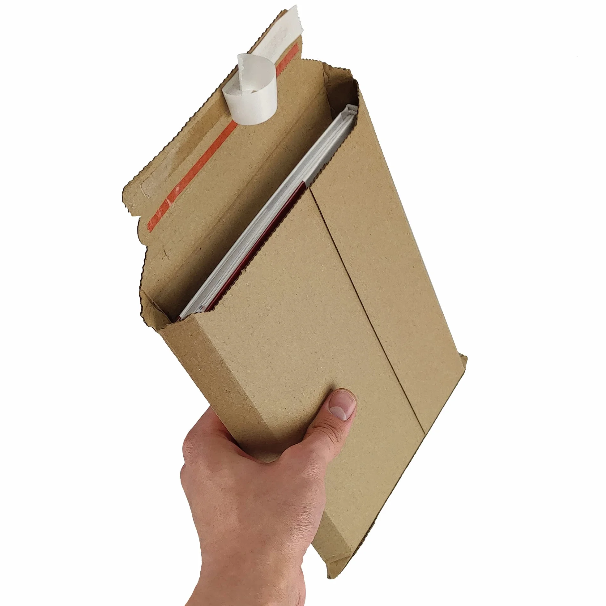 Netuno 50 Brązowych Kopert z Tektury Falistej DIN B4+ 26,5 x 35,5 cm 354 g - Kartonowe Koperty Wysyłkowe Do Towarów i Książek - Stabilne