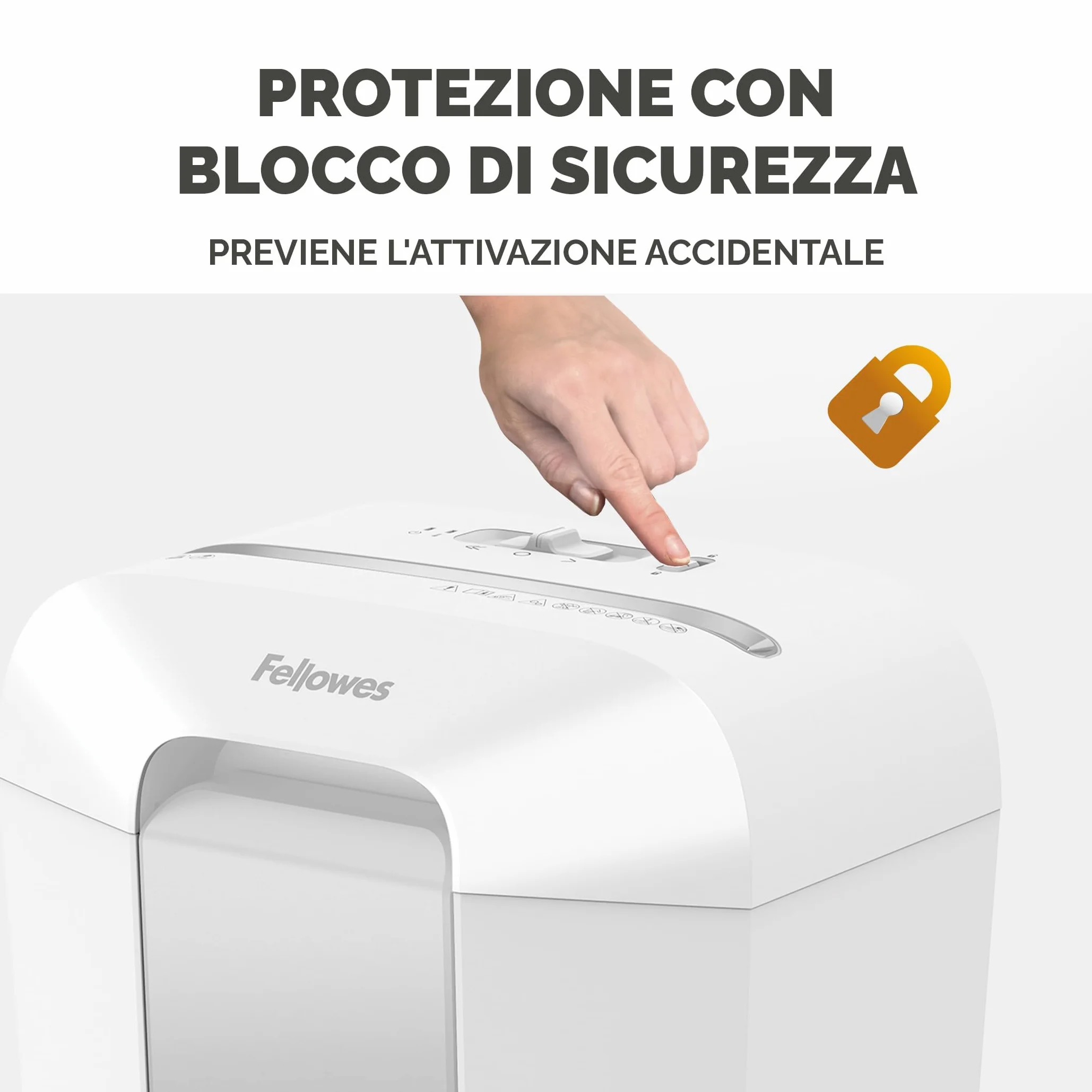 Fellowes Niszczarka do dokumentów, 11 arkuszy (P4), rozdrabniacz papieru z cięciem cząstek do domowego biura i biura, Powershred LX70, niszczarka z koszem 18 l i blokadą bezpieczeństwa, 4 x 40 mm
