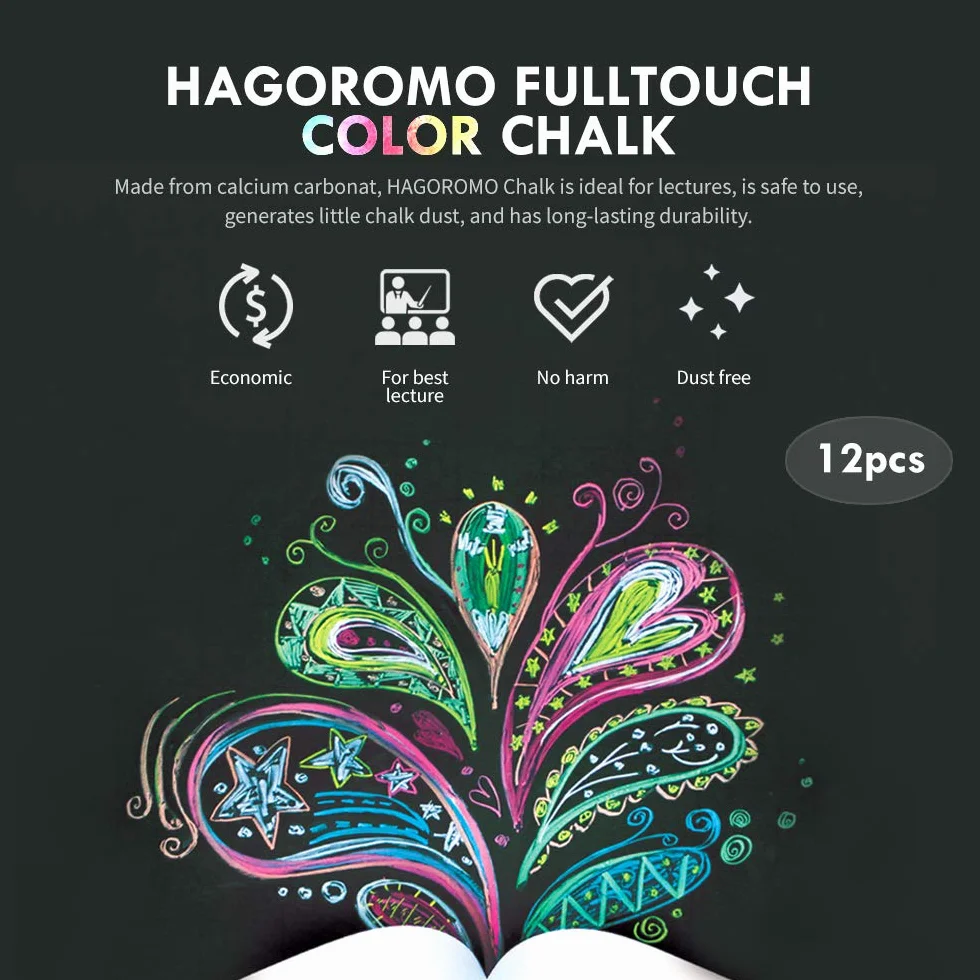 Hagoromo Fulltouch 12 kred mieszanych 10 kolorów