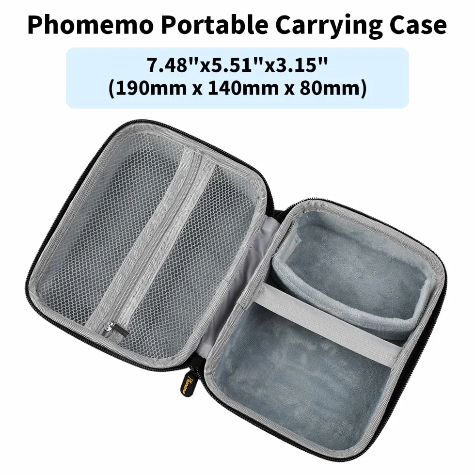 Phomemo M221 etui, czarny, Nowoczesny